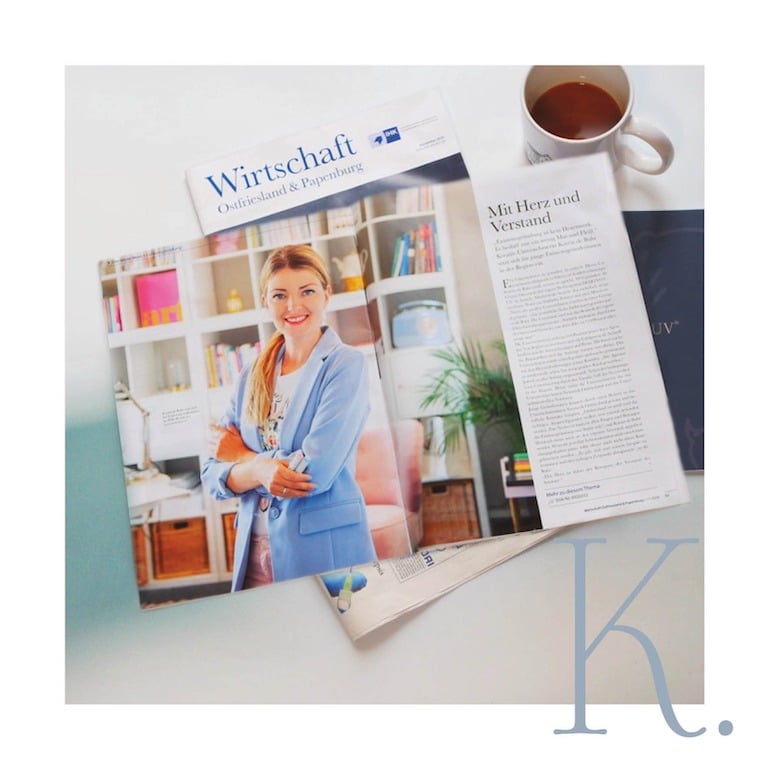 Beitrag über die Unternehmerin Katrin de Buhr im IHK Magazin Ostfriesland